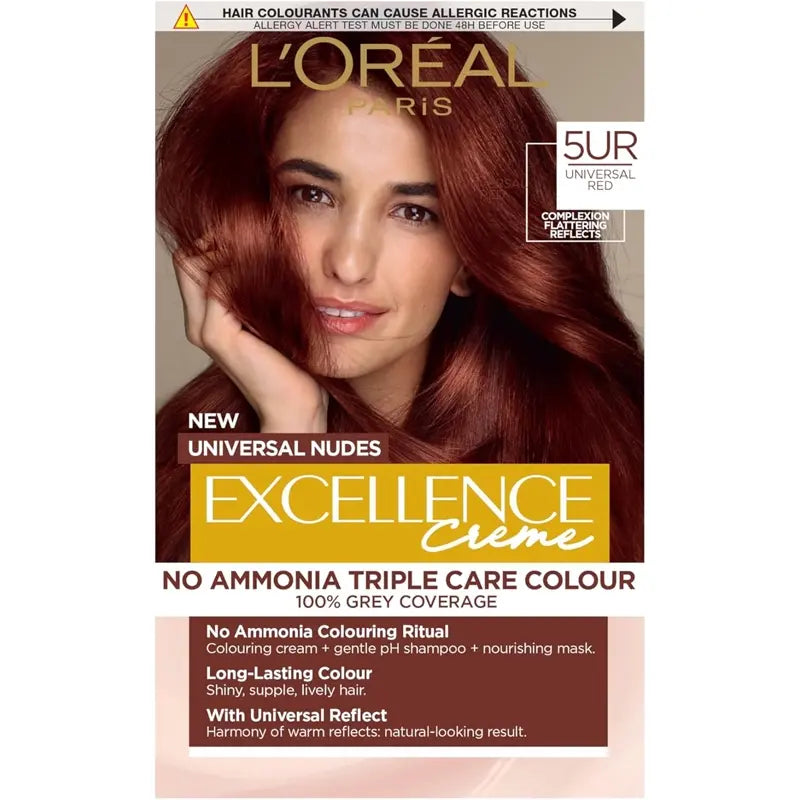 L'Oreal Paris Excellence Creme Nude Auburn Hair Dye 5UR