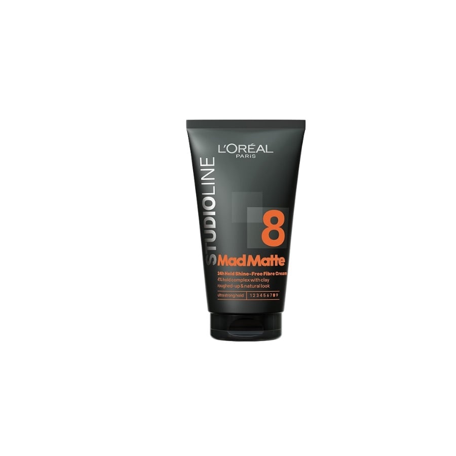 L'Oreal Paris Matt & Messy Fiber Gel 150ml - Matte Texture Hair Styling Gel