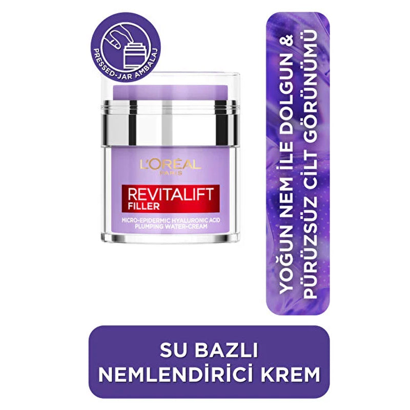 L'Oreal Paris Revitalift Filler Water-Based Pressed Cream 50ml
