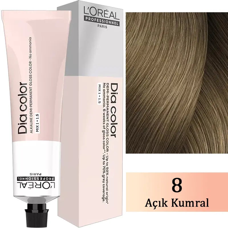 L'Oreal Professionnel Dia Color No 8 Light Blonde Hair Dye 60ml