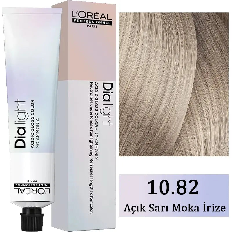 L'Oreal Professionnel Dia Light Ammonia-Free Hair Color 10.82 50ml