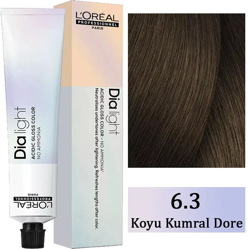 L'Oreal Professionnel Dia Light Ammonia-Free Hair Color 6.3 50ml