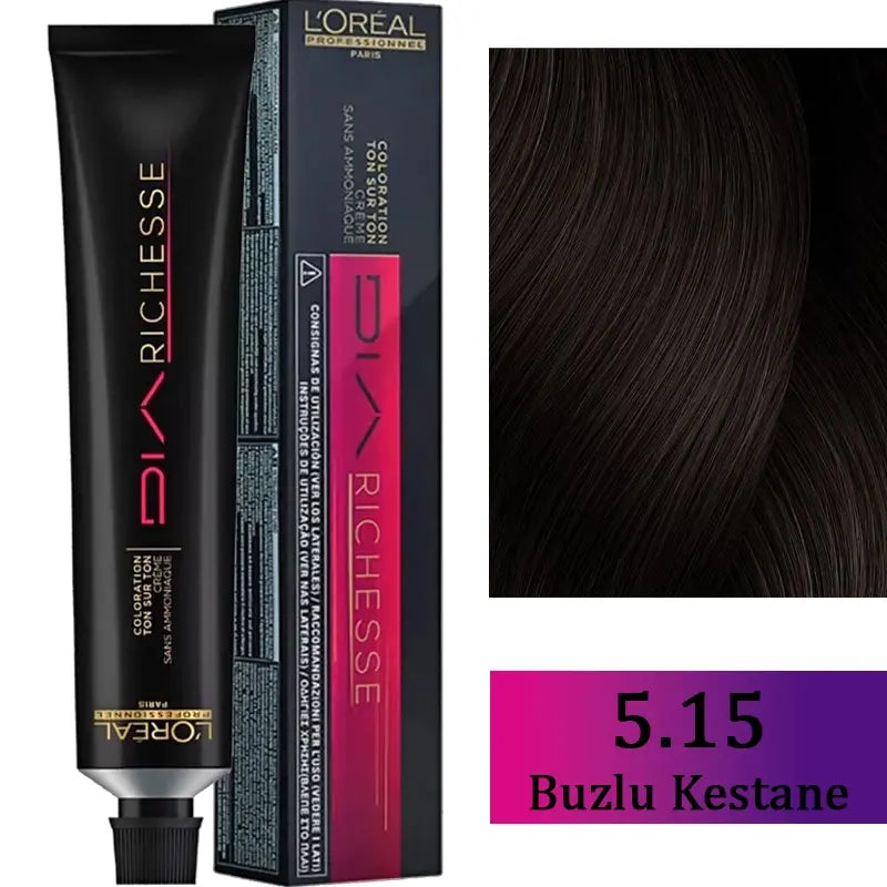 L'Oreal Professionnel Dia Richesse Ammonia-Free Hair Color 5.15 50ml