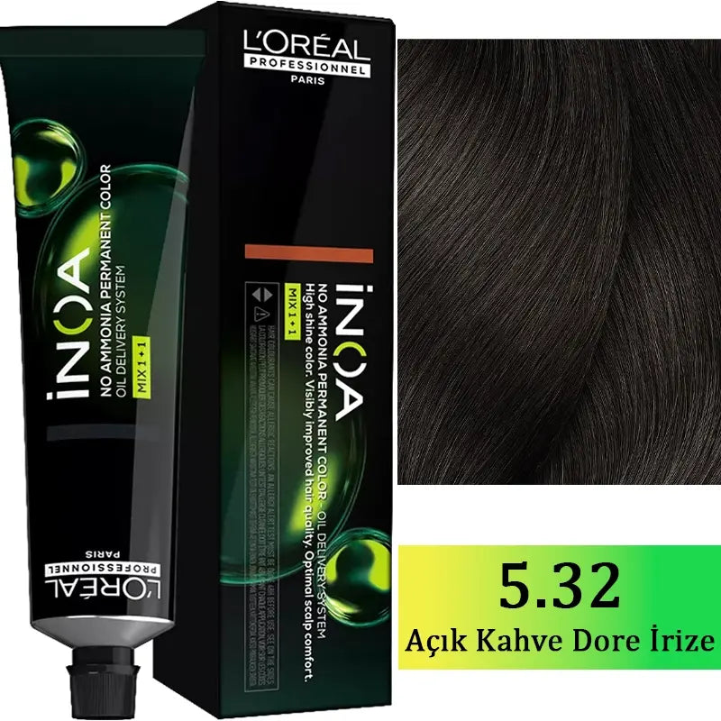 L'Oreal Professionnel Inoa Ammonia-Free Hair Color 5.32 60g