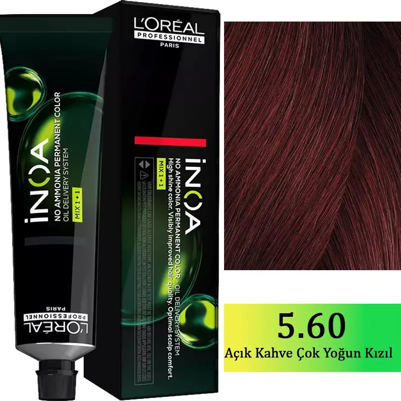 L'Oreal Professionnel Inoa Ammonia-Free Hair Color 5.60 60g
