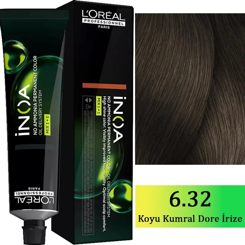 L'Oreal Professionnel Inoa Ammonia-Free Hair Color 6.32 60g