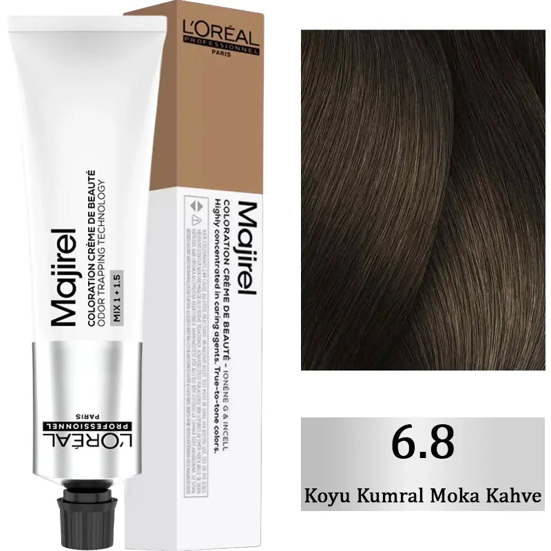 L'Oreal Professionnel Majirel 6.8 Dark Mocha Blonde 60ml