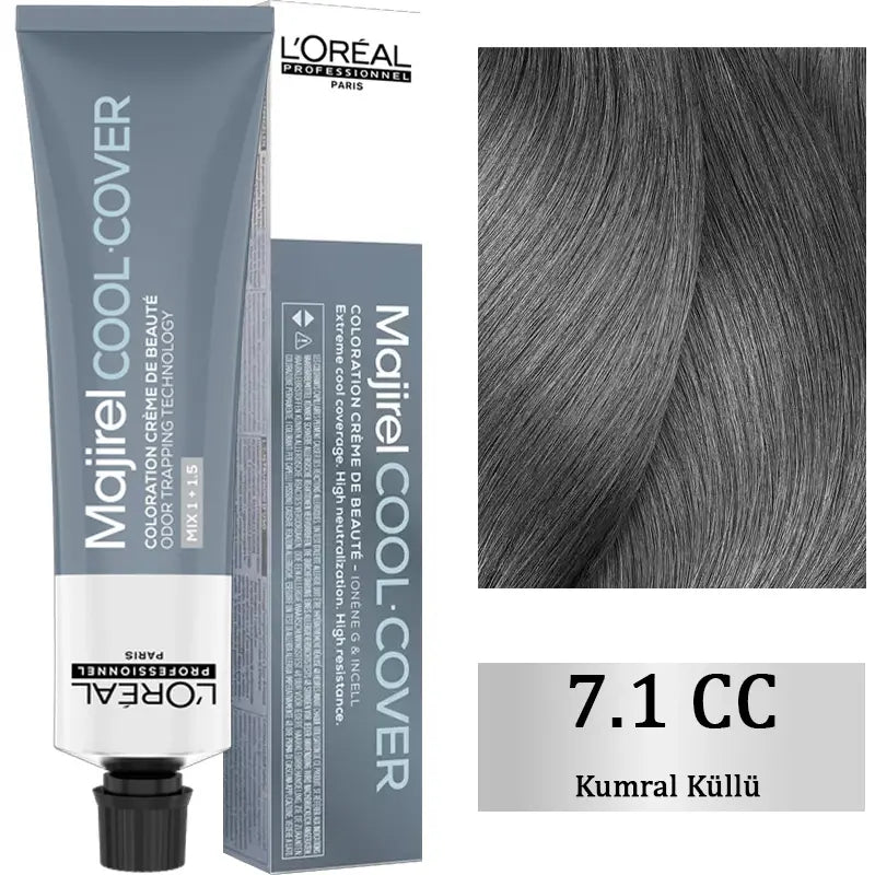 L'Oreal Professionnel Majirel Cool Cover 7.1 Ash Blonde 60ml