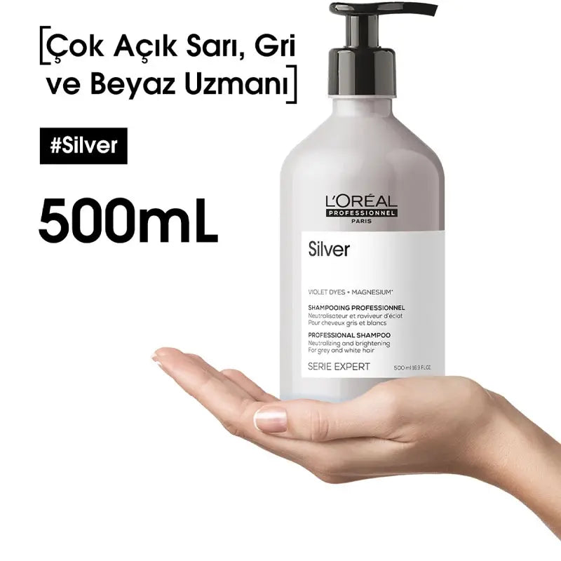 L'Oreal Professionnel Silver Shampoo Color Neutralizer 500ml