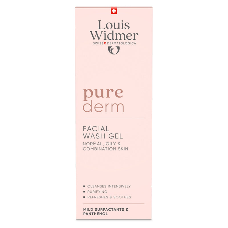 Louis Widmer Purederm Facial Cleansing Gel for Oily Skin 125 ml