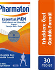 Pharmaton Essential Men - Daily Vitamin Supplement | 30 Tablets - image 2