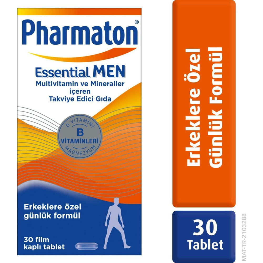 Pharmaton Essential Men - Daily Vitamin Supplement | 30 Tablets - image 2