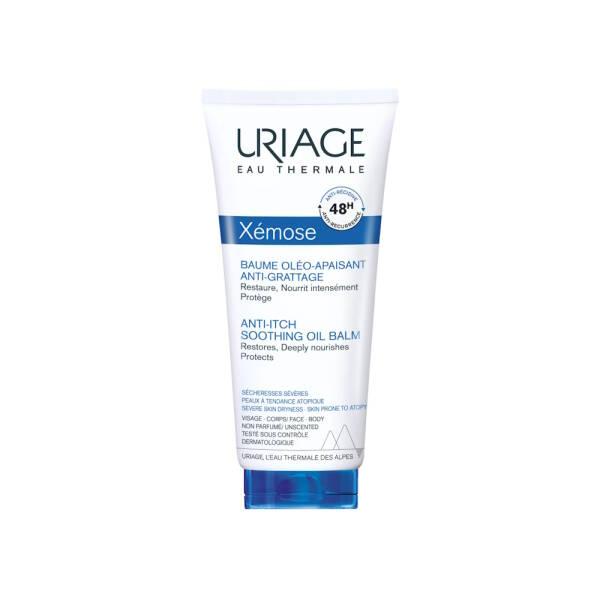 uriage xemose anti-itch soothing oil balm 200ml front view, uriage xemose anti-itch soothing oil balm 200ml application Uriage Xemose Anti-Itch Soothing Oil Balm - 200ml Uriage Xemose Anti-Itch Balm | 200ml uriage, soothing-balm, anti-itch, dry-skin, skin-care, sensitive-skin, fragrance-free, family-friendly, oil-balm, ai-generated