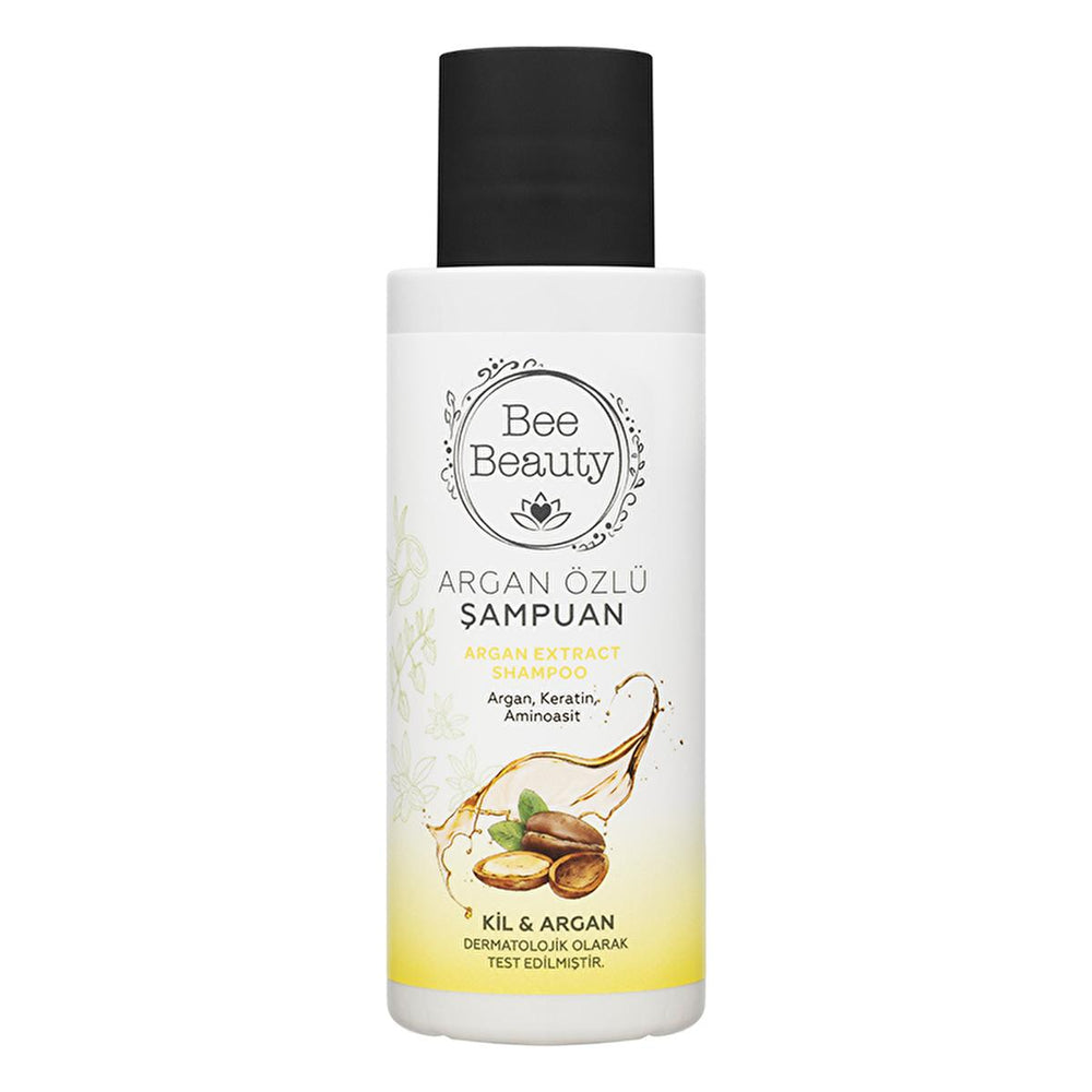 Bee Beauty Travel-Sized Argan Oil Shampoo for All Hair Types - 3.38 fl oz - Shampoo