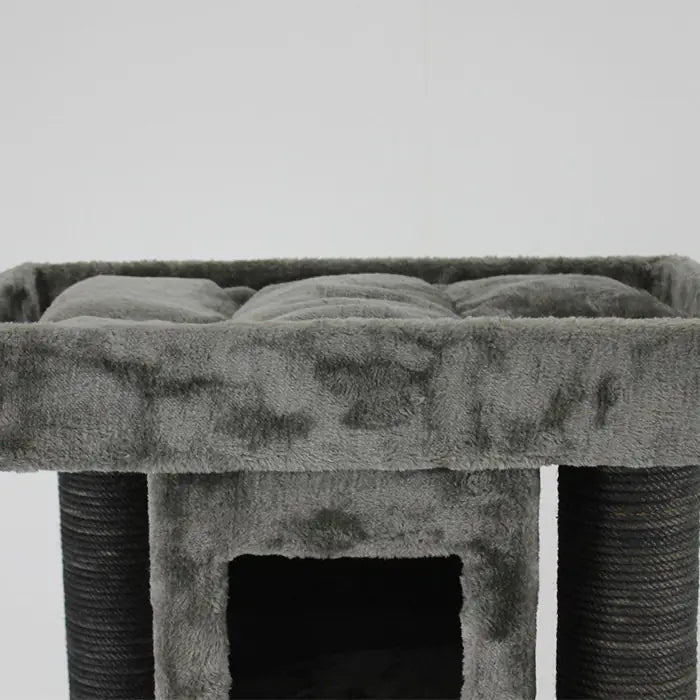 Lotus Pet Design Brussels Grey Cat Scratcher Post