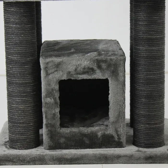 Lotus Pet Design Brussels Grey Cat Scratcher Post