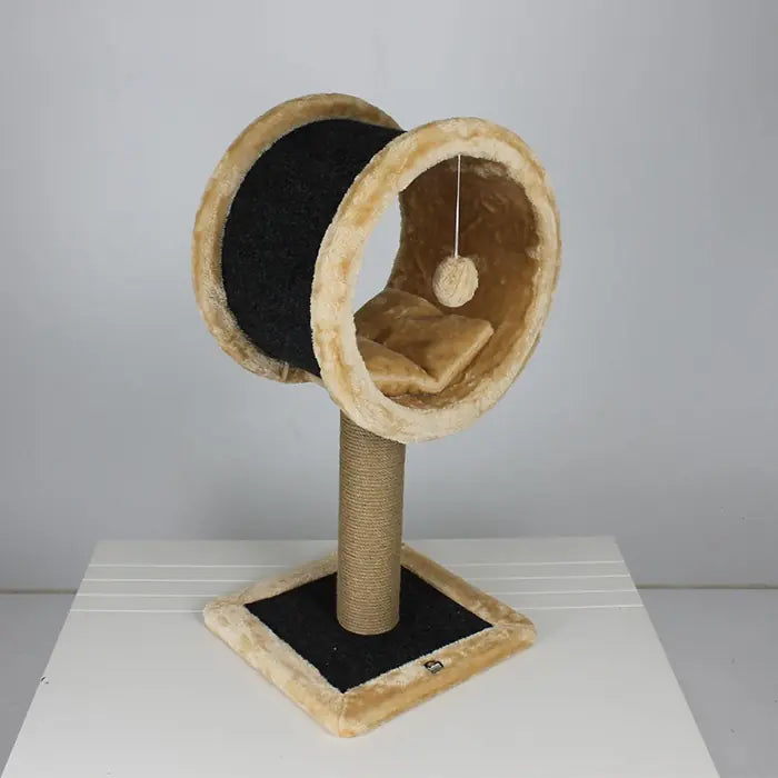 Lotus Pet Design Burgundy & Honey Cat Scratching Post