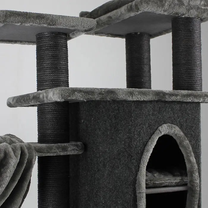 Lotus Pet Design Alanya Grey Cat Scratcher Post