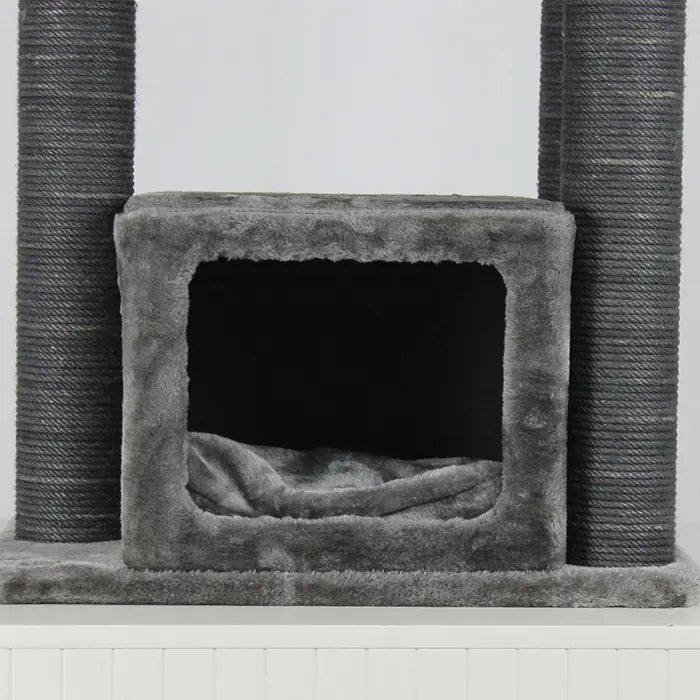 Lotus Pet Design Vilnius Grey Cat Scratcher Durable Post