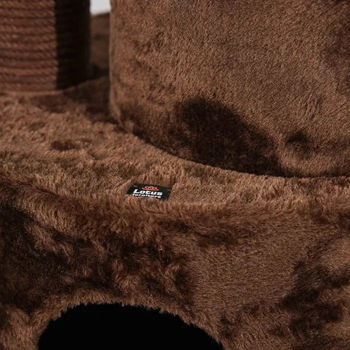 Lotus Pet Design Napoli Brown Cat Scratching Post 1 Unit