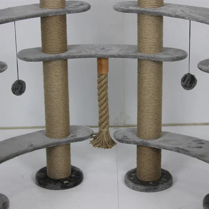Lotus Pet Design Milano Grey Cat Scratcher Durable Post