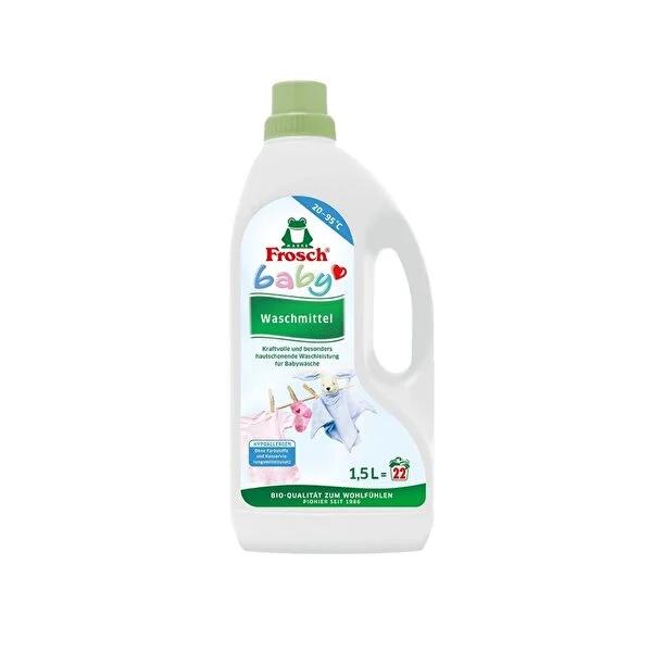 Frosch Baby Laundry Detergent - Hypoallergenic Formula for Sensitive Skin, Natural Chamomile, Gentle Cleansing - 22 Loads Frosch Baby Laundry Detergent - Gentle & Hypoallergenic Baby laundry detergent, Hypoallergenic detergent, Detergent for sensitive skin, Natural laundry detergent, Children's laundry detergent, Gentle laundry detergent, Chamomile laundry detergent, Non-toxic laundry detergent, Baby clothes cleaner, Laundry soap for babies, baby clothes detergent, hypoallergenic, sensitive skin, natural de