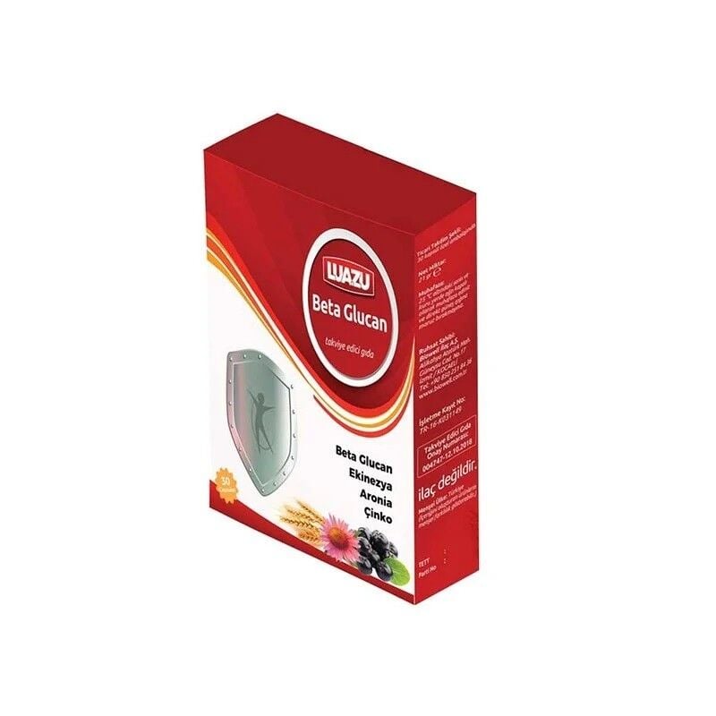 Luazu Beta Glucan & Echinacea Daily Supplement 30 Capsules