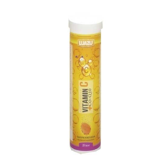 Luazu Vitamin C &amp; Coenzyme Q10 Daily Supplement 20 Tablets