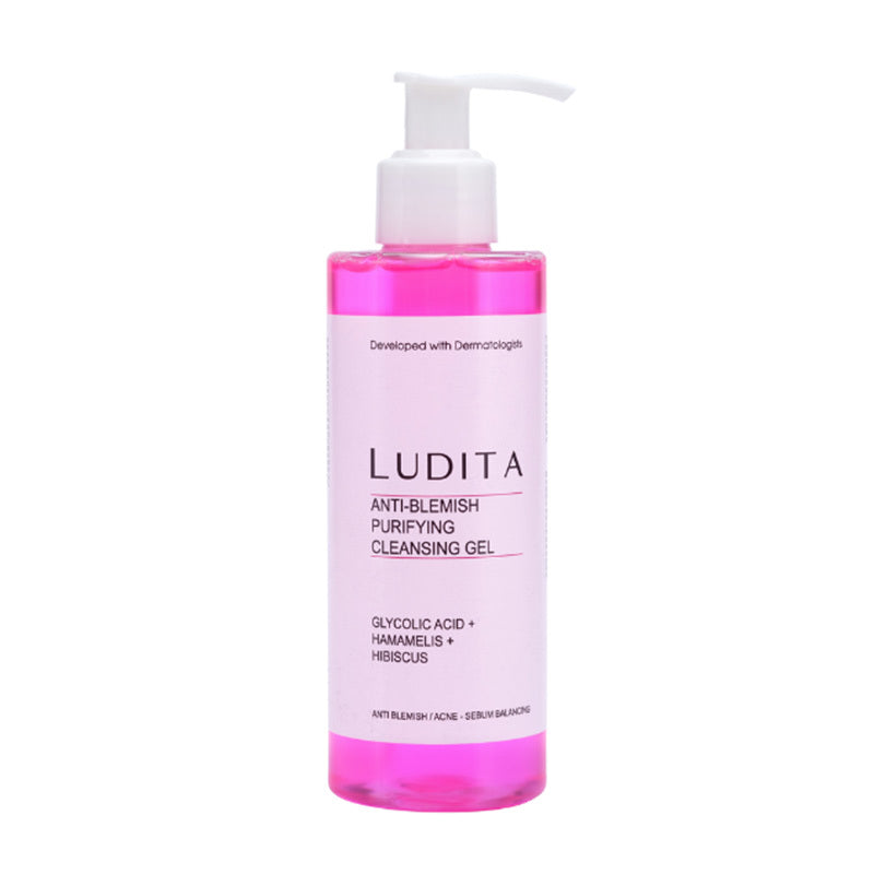 Ludita Hibiscus Purifying Face Wash for Uneven Skin 200 ml