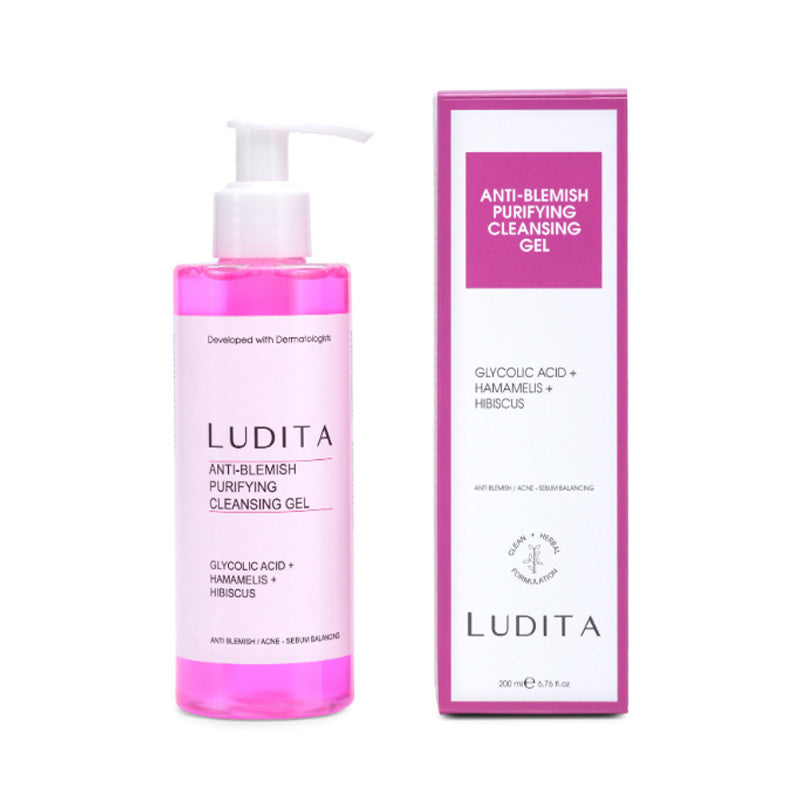 Ludita Hibiscus Purifying Face Wash for Uneven Skin 200 ml