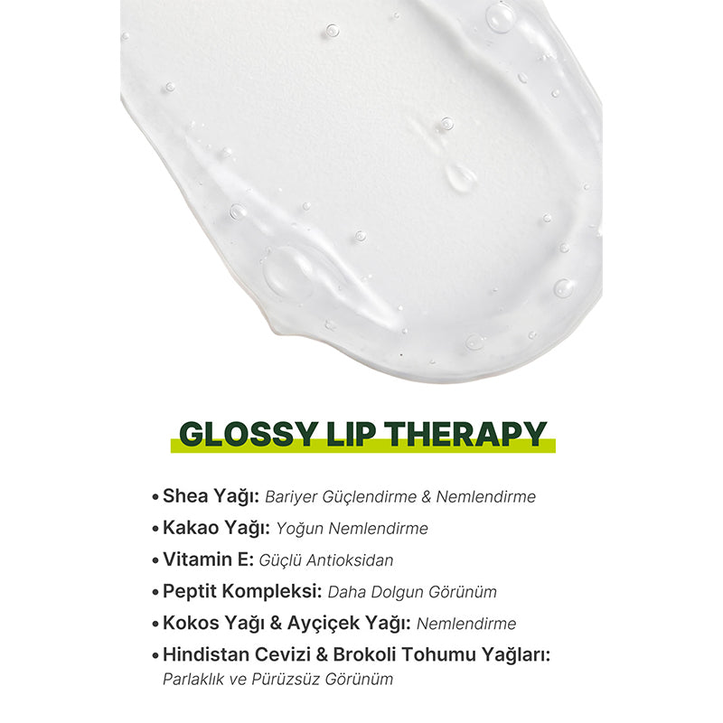 Lunova Glossy Lip Therapy Peptide Balm for Hydration 15 ml