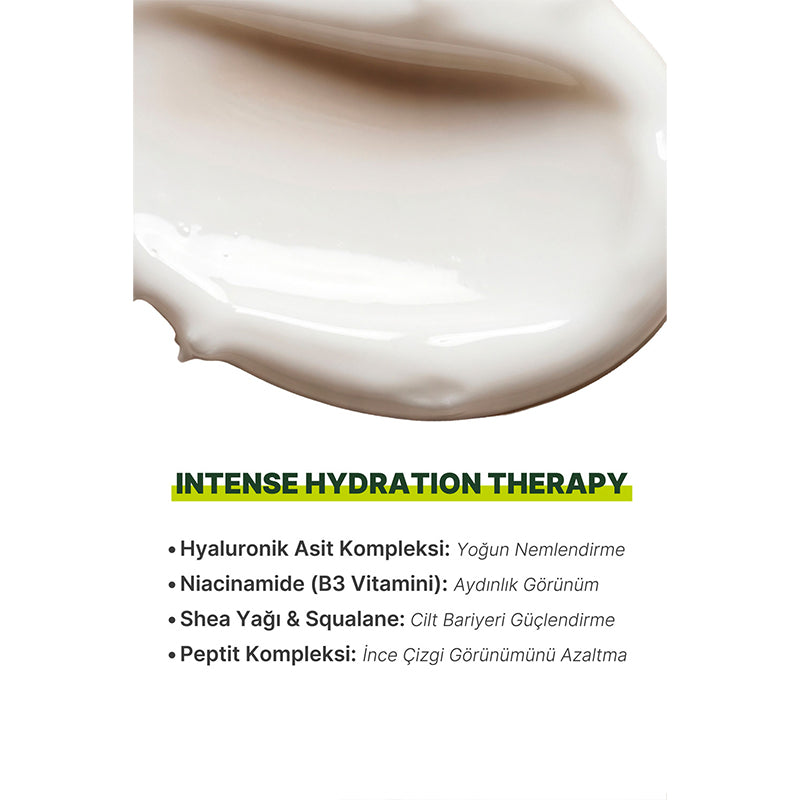 Lunova Intense Hydration Therapy Face Cream with Peptides 50 ml