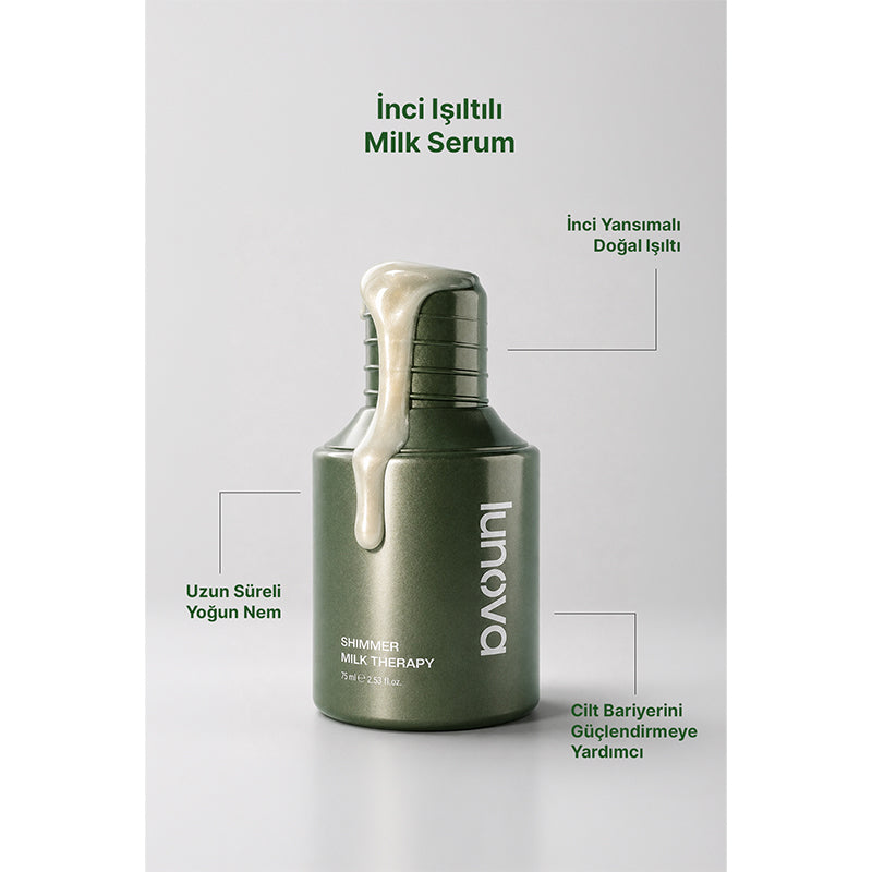 Lunova Shimmer Milk Therapy Glowing Serum 75 ml