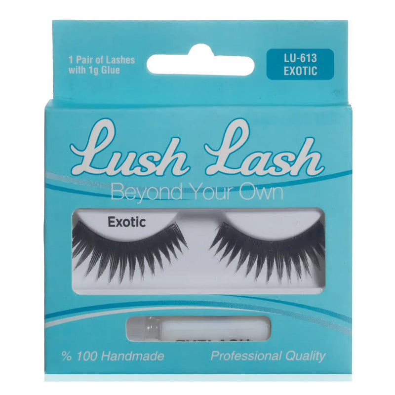 Lush Lash Exotic LU-613 False Eyelashes for Dramatic Volume