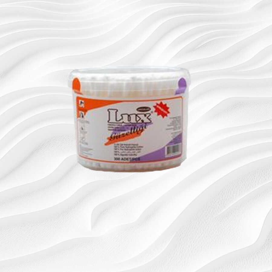 Lux Cotton Swabs for Gentle Cleaning and Makeup 300 Count