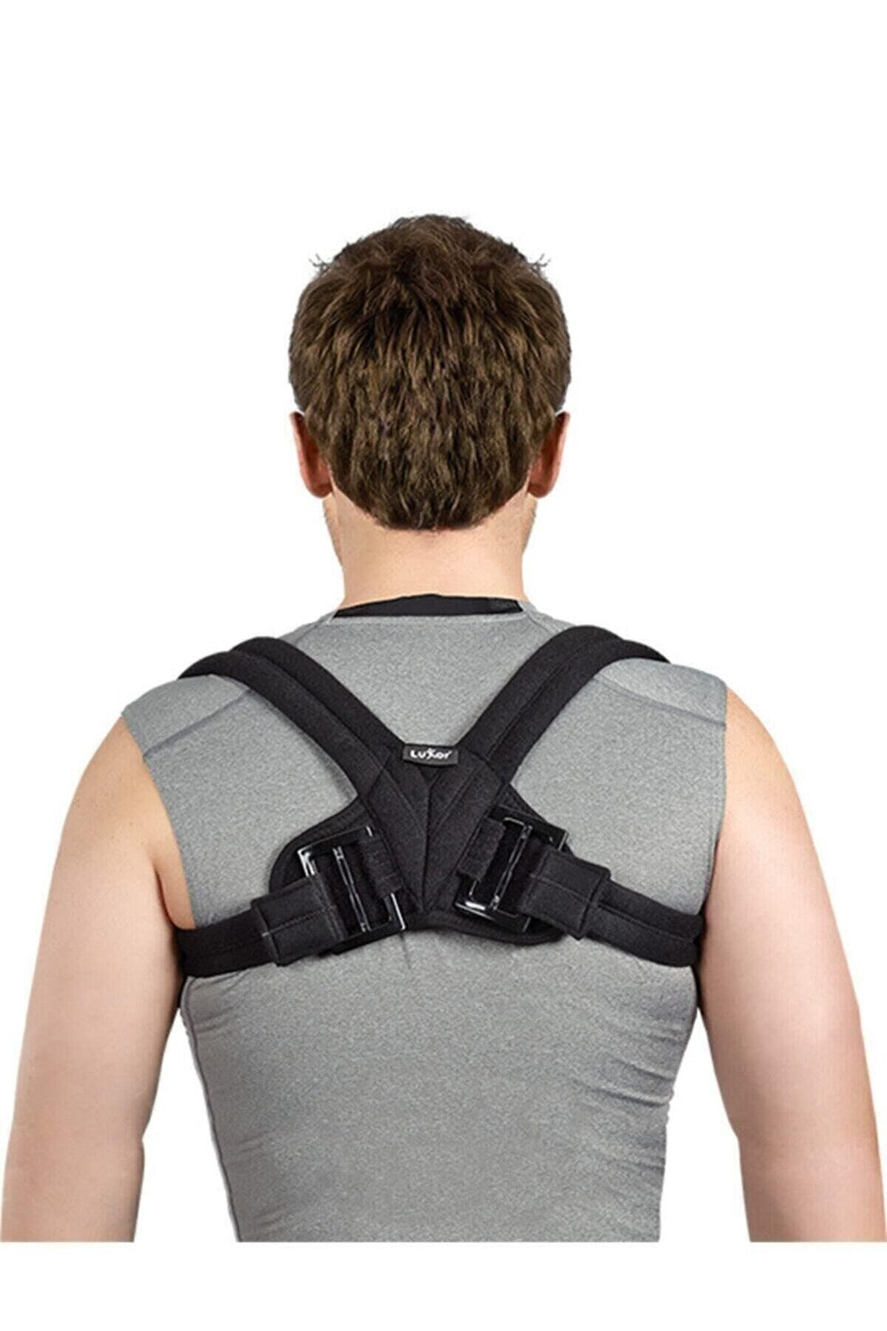 Luxor Clavicle Brace for Adults, One Size - Posture Support Strap