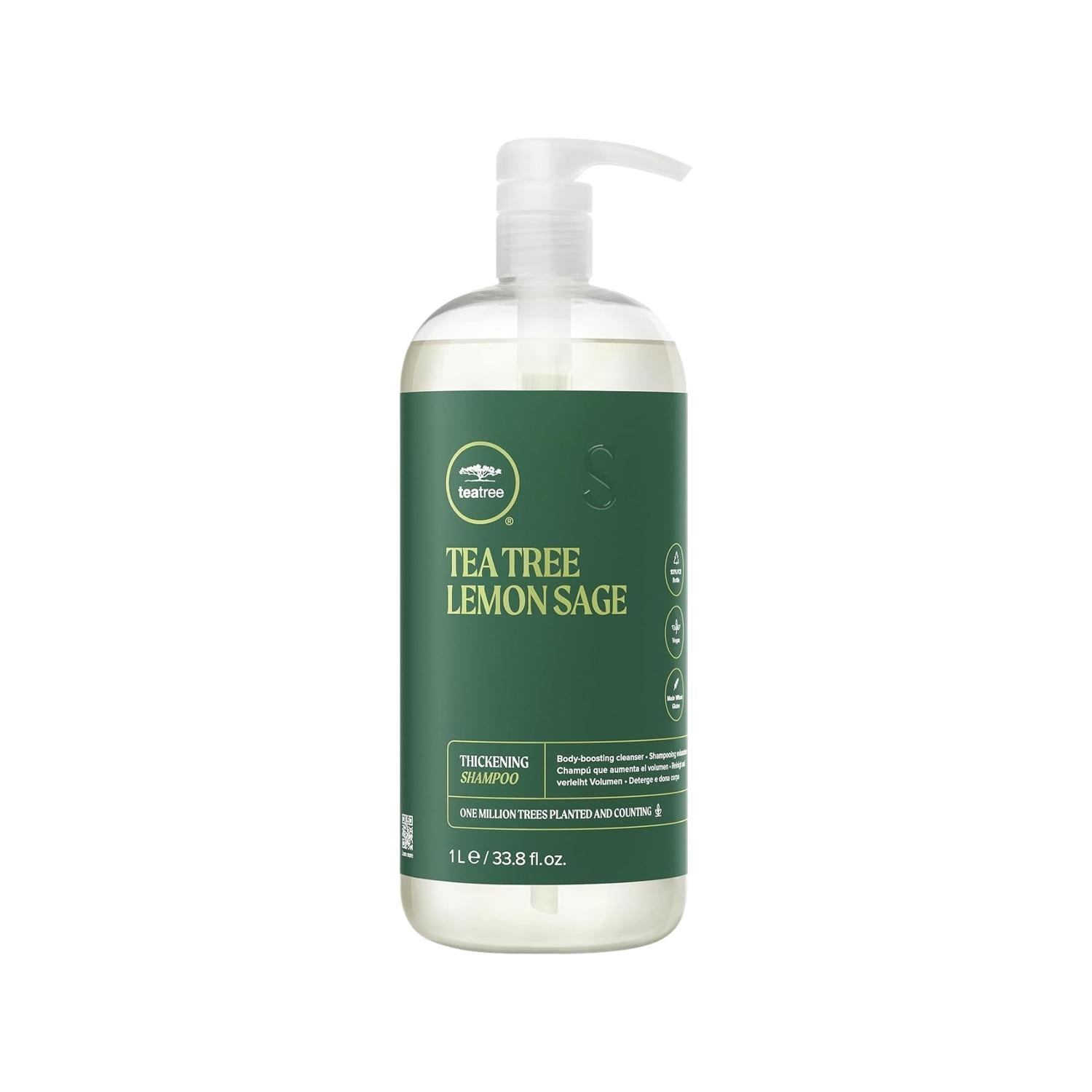 Paul Mitchell Volumizing Tea Tree Shampoo with Lemon Sage - 1000ml Large Capacity for Fuller Hair Paul Mitchell Volumizing Tea Tree Shampoo - 1000ml volumizing shampoo, tea tree shampoo, lemon sage hair care, Paul Mitchell shampoo, large capacity shampoo, natural hair care, hair volumizer, tea tree oil benefits, thickening shampoo, hair care products with natural ingredients
