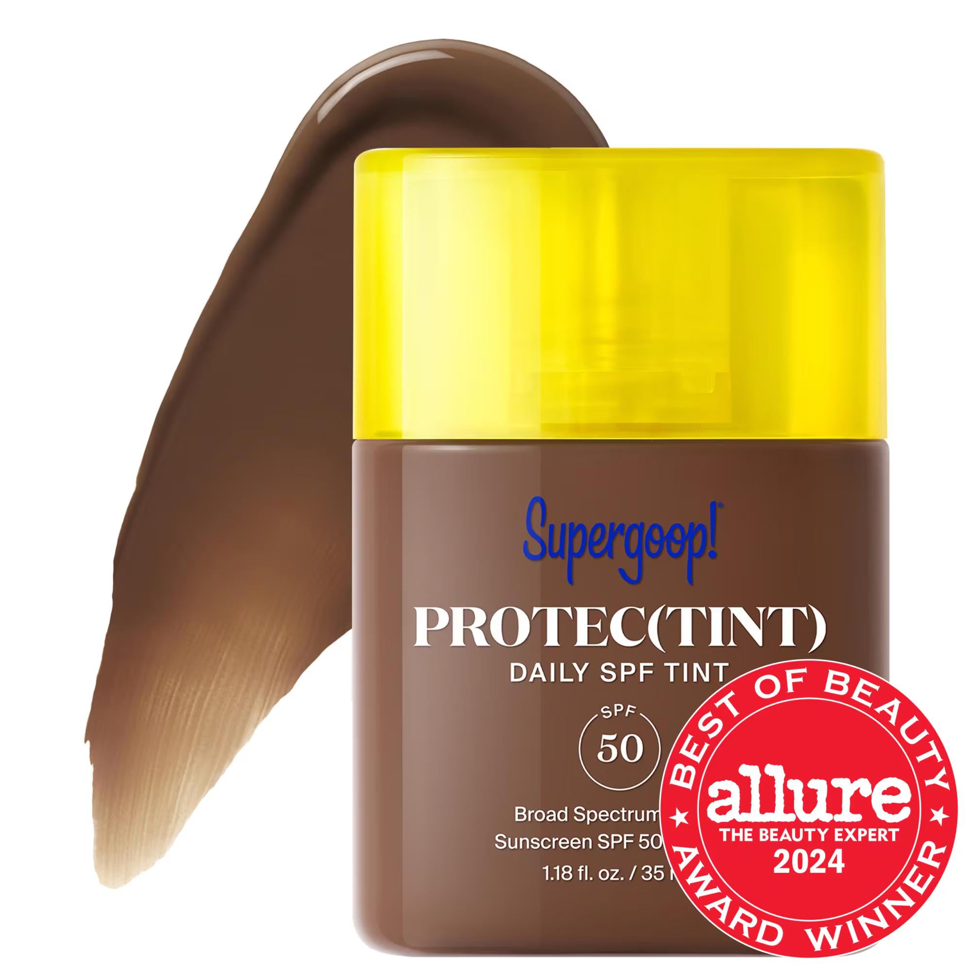 Protec(tint) Daily SPF 50 Tinted Sunscreen - Lightweight, Buildable Coverage, Cruelty-Free Cosmetics Protec(tint) Daily SPF 50 Tinted Sunscreen - Natural Finish & Skincare Benefits tinted sunscreen, SPF 50 sunscreen, daily sun protection, cruelty-free cosmetics, natural finish sunscreen, lightweight sunscreen, buildable coverage, Ectoin, Hyaluronic Acid-Infused Clay, Zinc Oxide, liquid sunscreen, skincare benefits, sun protection, cosmetics, skincare, beauty products, face care, sun care