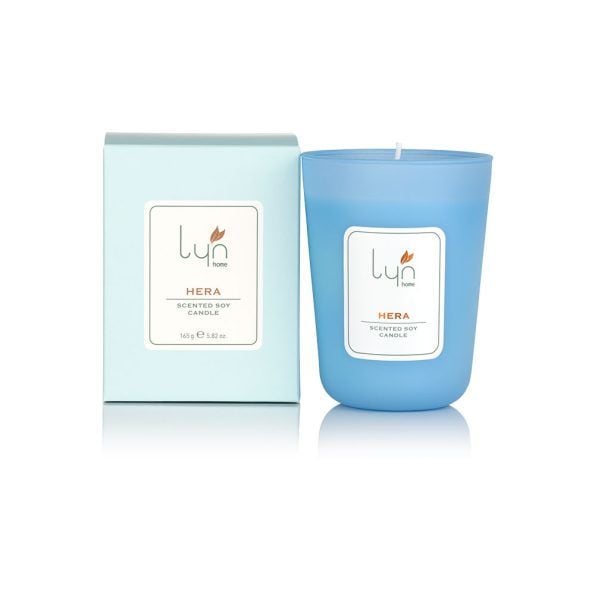 Lyn Skincare Hera Scented Soy Wax Candle for Home Ambiance 165g