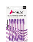 Nascita Makeup Brush Set - 10 Piece High-Quality Cosmetic Brushes with Mascara Brush for Enhanced Eyelash Makeup - view 2