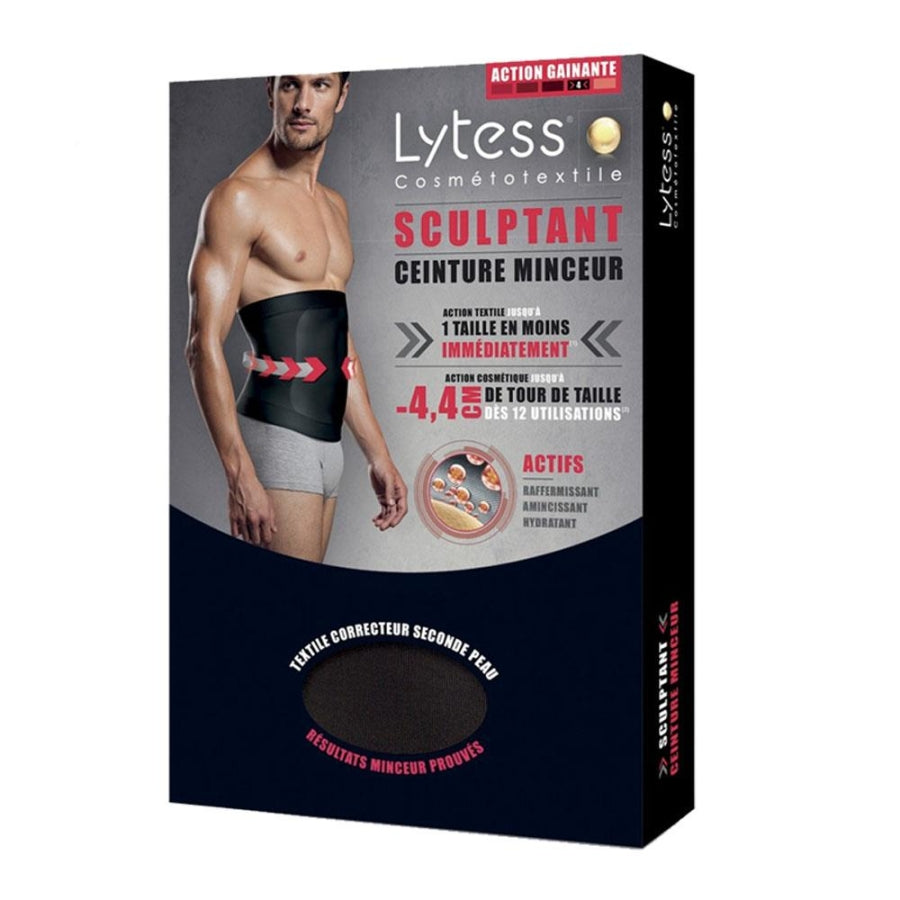 Lytess Men Sculpt & Slim Belt Firming Body Shaper 3XL Black