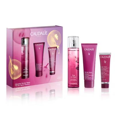 caudalie the des vignes trio set box, caudalie the des vignes fragrant perfume 50 ml, caudalie the des vignes shower gel 50 ml gift, caudalie the des vignes hand cream 30 ml gift Caudalie The des Vignes Trio Set | 50ml Perfume, 50ml Shower Gel, 30ml Hand Cream Caudalie The des Vignes Trio Set - Gift Set for Women caudalie, the-des-vignes, skincare, fragrance, gift-set, hand-cream, shower-gel, perfume, women, ai-generated