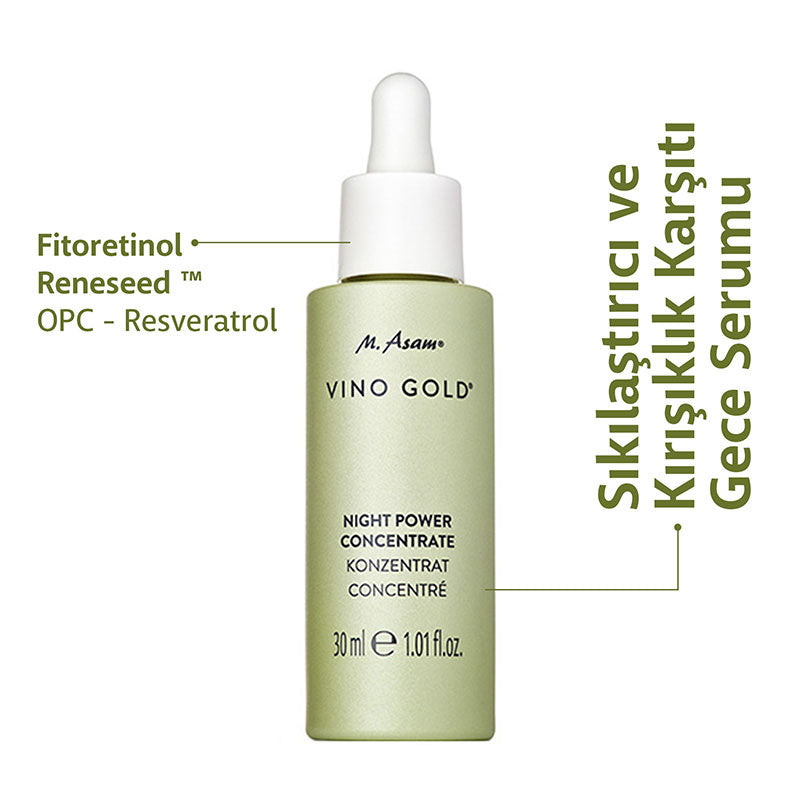 M. Asam Vino Gold Night Power Firming, 30 ml