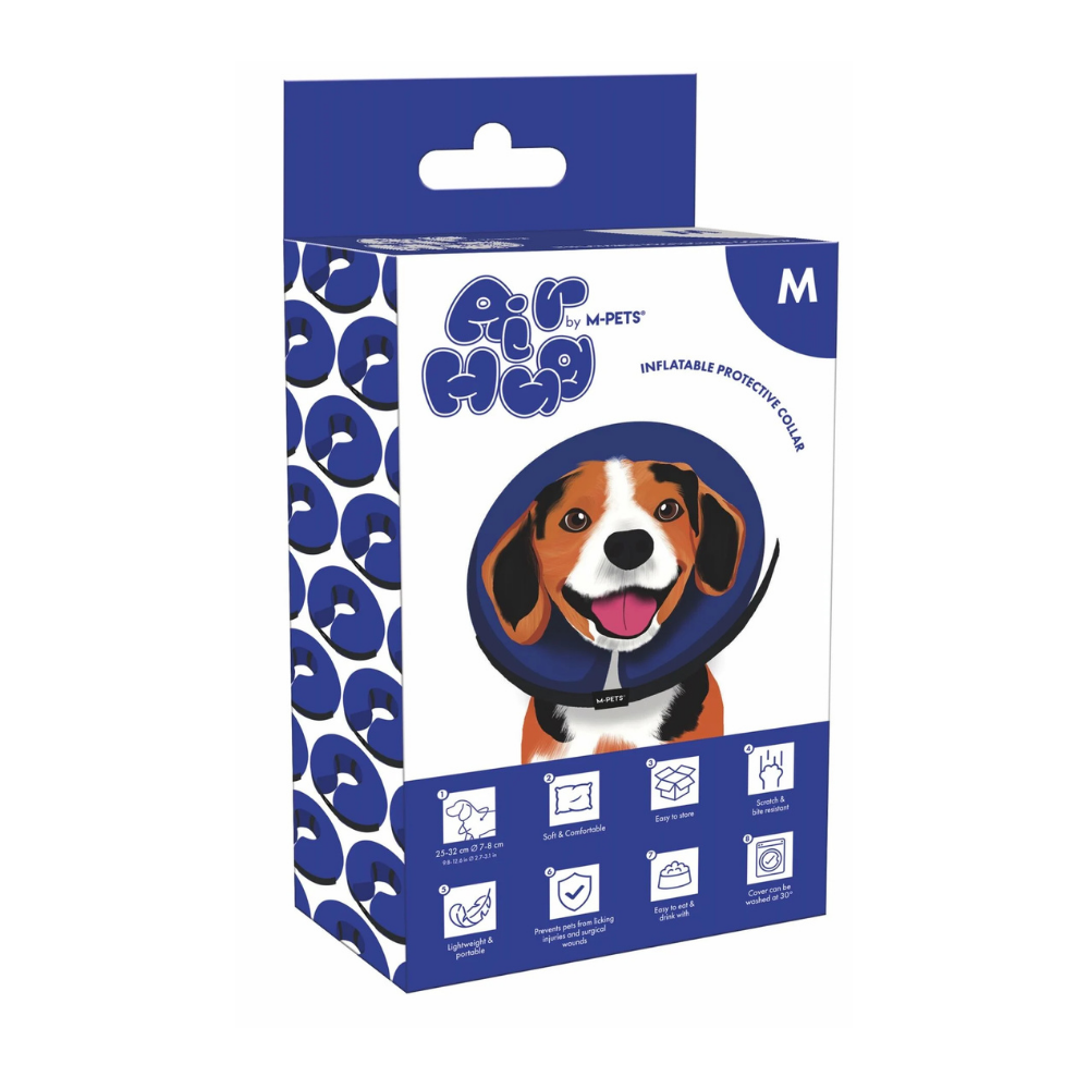 M-Pets Air Hug Inflatable Dog Recovery Collar Medium 25-32cm