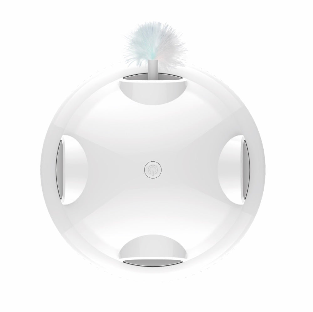 M-Pets Alpha Interactive White Cat Toy with Motion Sensors