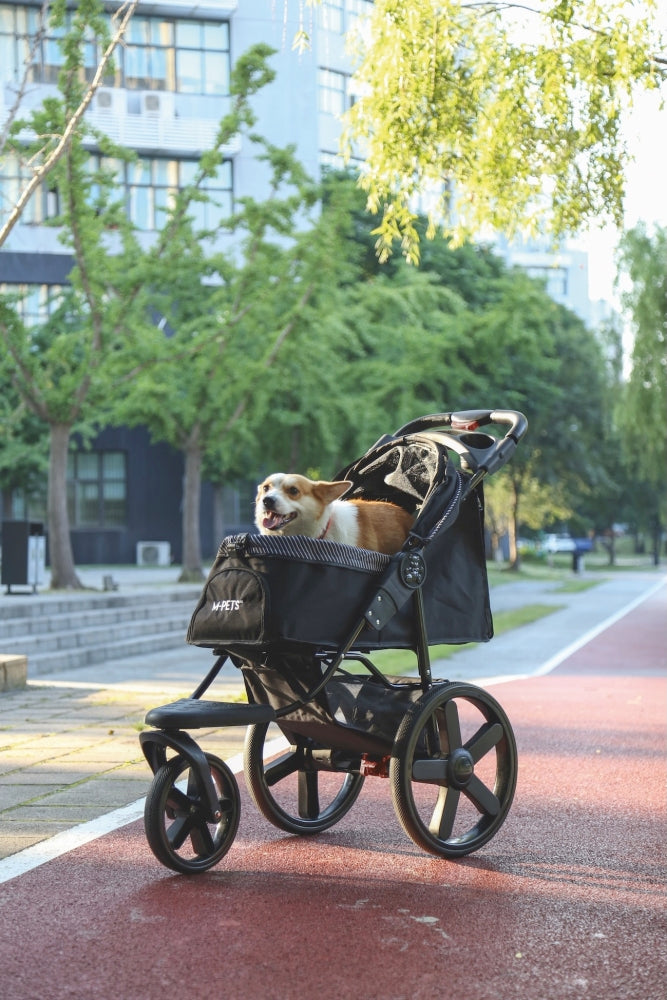 M-Pets Aventura Pet Stroller for Cats and Dogs 25kg Capacity