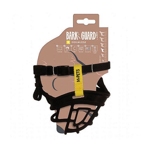 M-Pets Bark Guard Dog Muzzle for Short-Term Control Medium