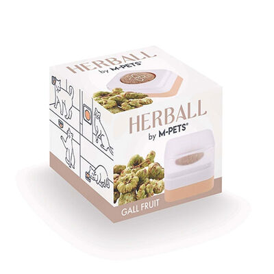 M-Pets Herbal Catnip Gall Fruit Ball Pink 4.5cm