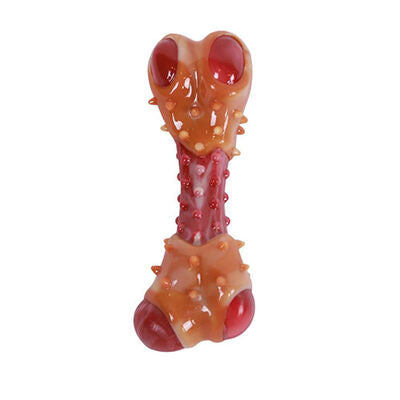 M-Pets Carnivore Bone Bacon Scented Dog Toy Medium 13.5cm