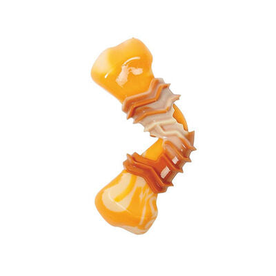 M-Pets Carnivore Boomerang Bone Bacon Scented Dog Toy Small 12.5cm